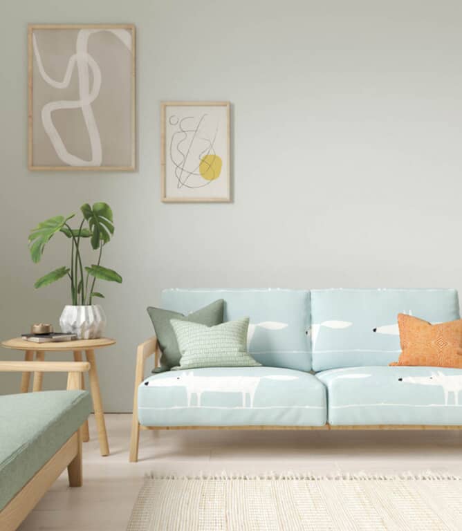 Scion Mr Fox Fabric / Sky