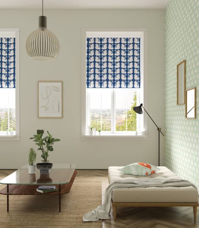 Scion Swim Swam Swan Fabric / Denim