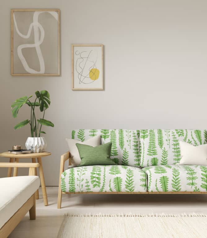 Scion Ferns Fabric / Juniper