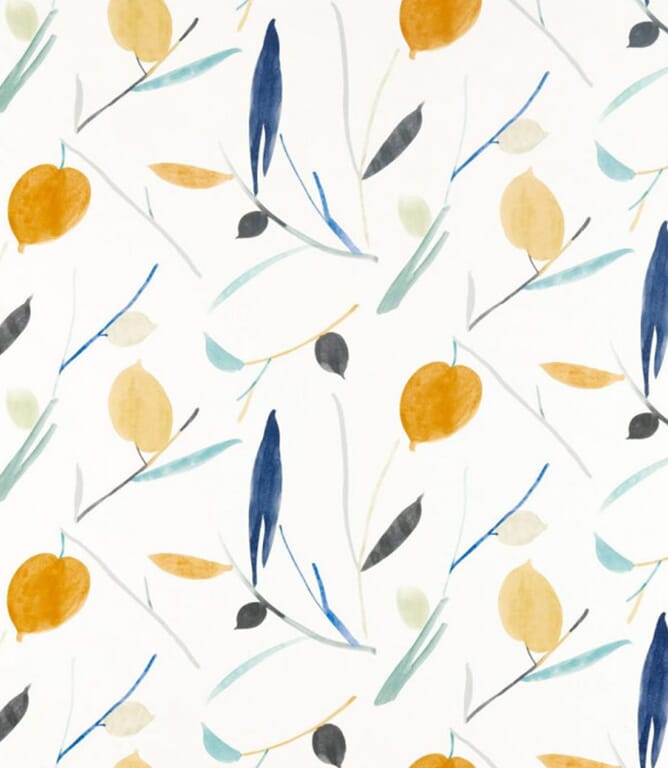 Papaya / Honey Oxalis Fabric