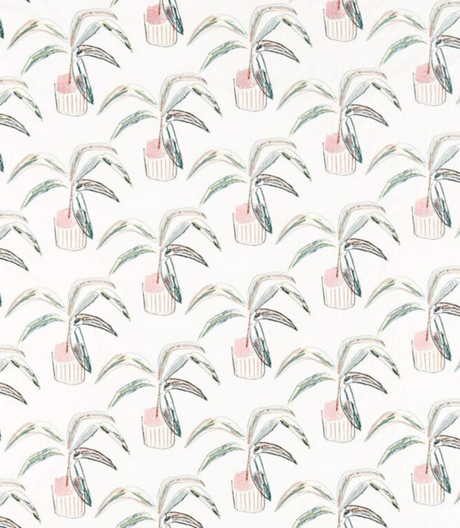 Blush / Brick / Mist Crassula Fabric