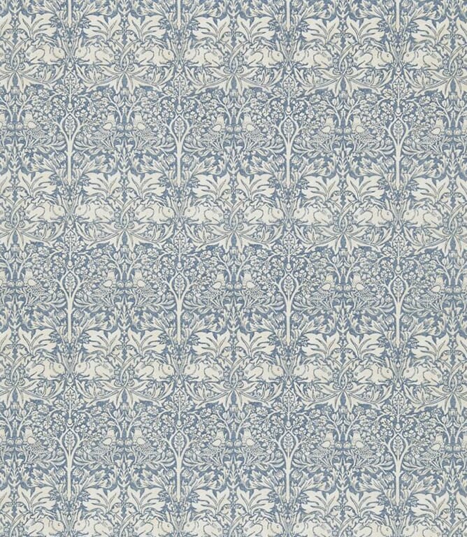 Slate / Vellum Brer Rabbit Fabric
