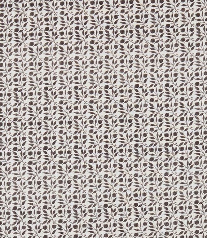 Black / Ecru Rosehip Fabric