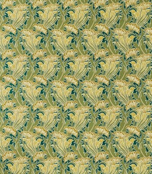 Laceflower Fabric / Pistachio / Lichen