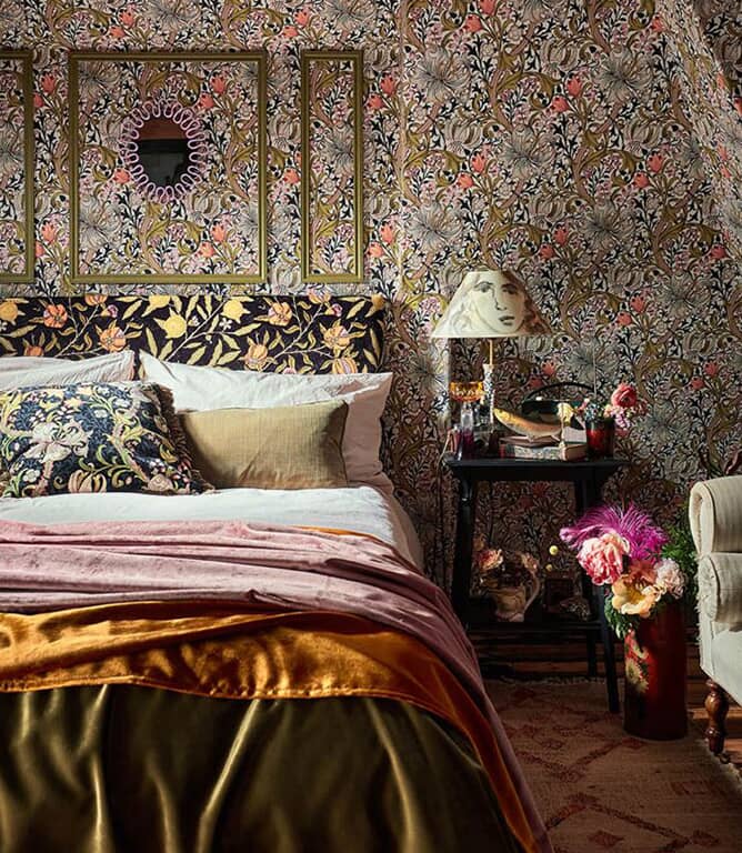 Morris & Co Fruit Fabric / Twilight