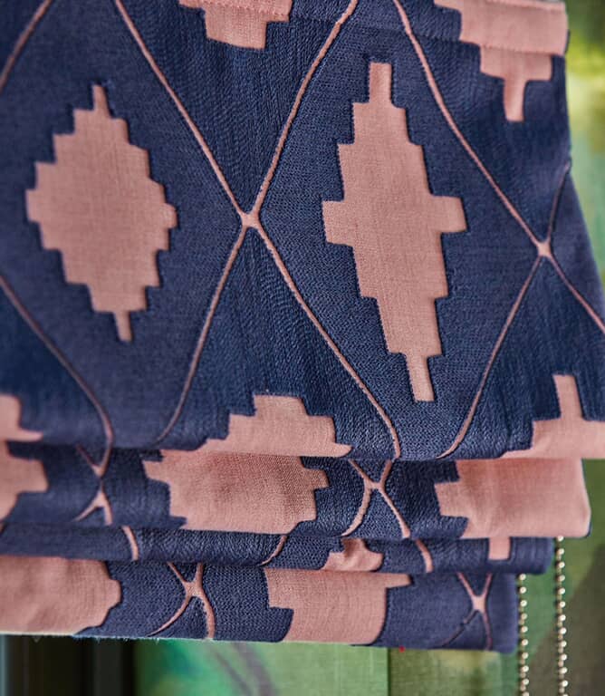 Harlequin Garden Terrace Fabric / Ruby / Rose