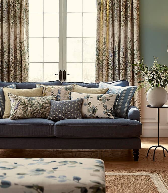 iLiv Wildflower Fields Fabric / Mint