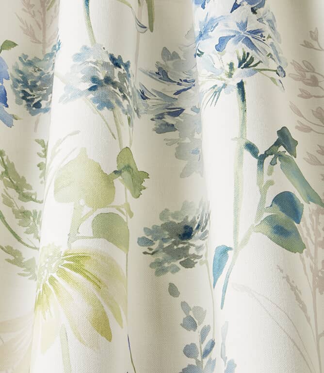 iLiv Wild Garden Cotton Fabric / Cornflower