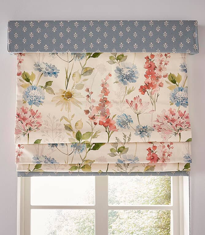 iLiv Wild Garden Cotton Fabric / Cornflower