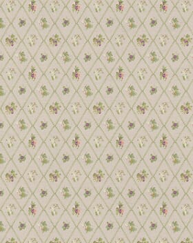 Voyage Maison Fig Trellis Fabric / Taupe Voyage Maison Fig Trellis Fabric / Taupe
