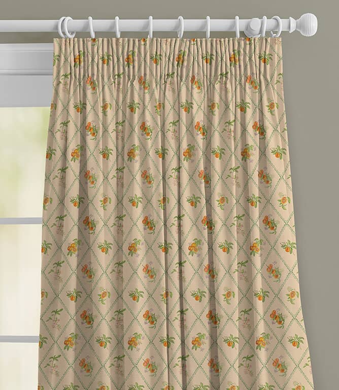 Voyage Maison Peach Trellis Fabric / Melba