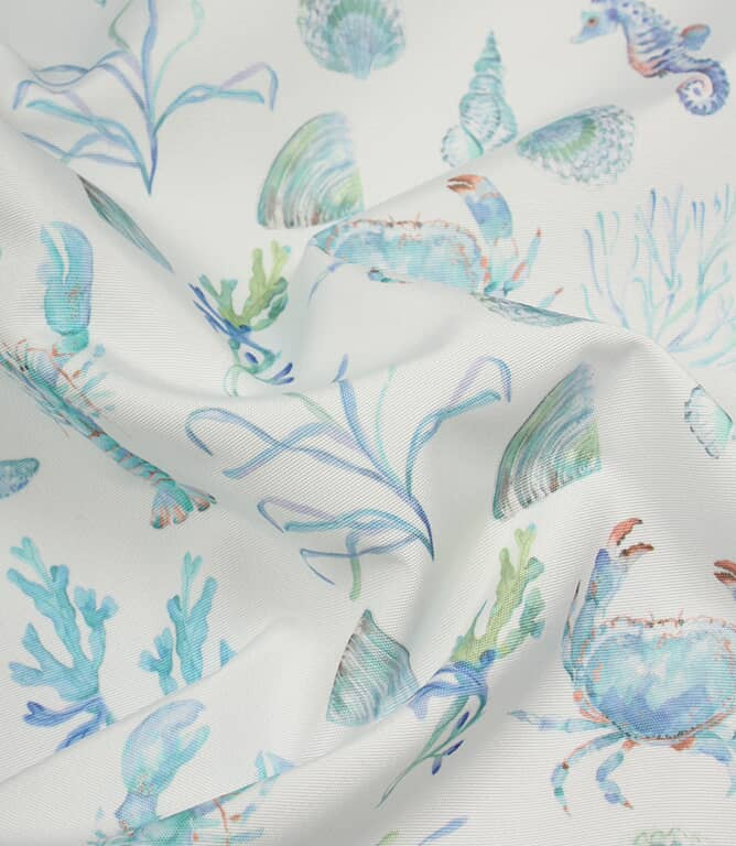 Oceanic Treasures Outdoor Fabric / Aqua