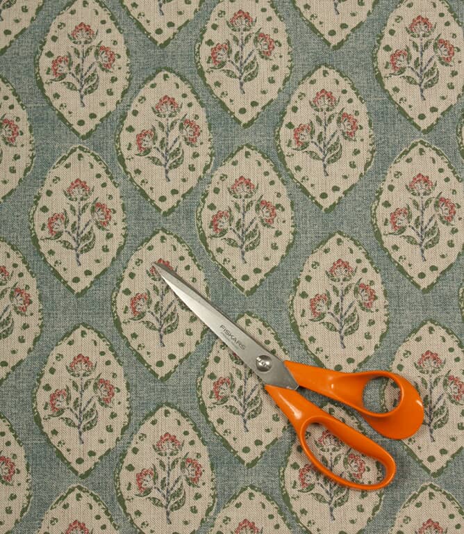 Fleur De Lune Fabric / Indigo