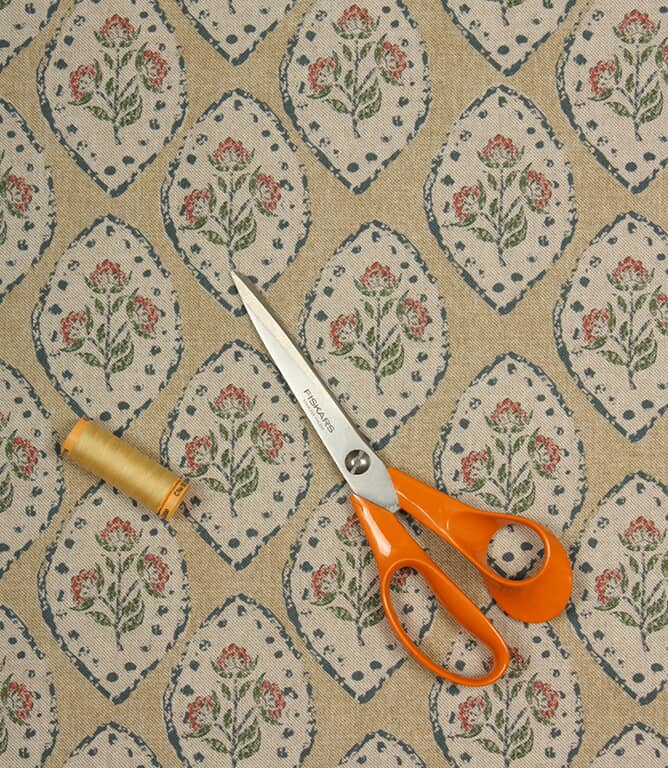 Fleur De Lune Fabric / Soft Gold