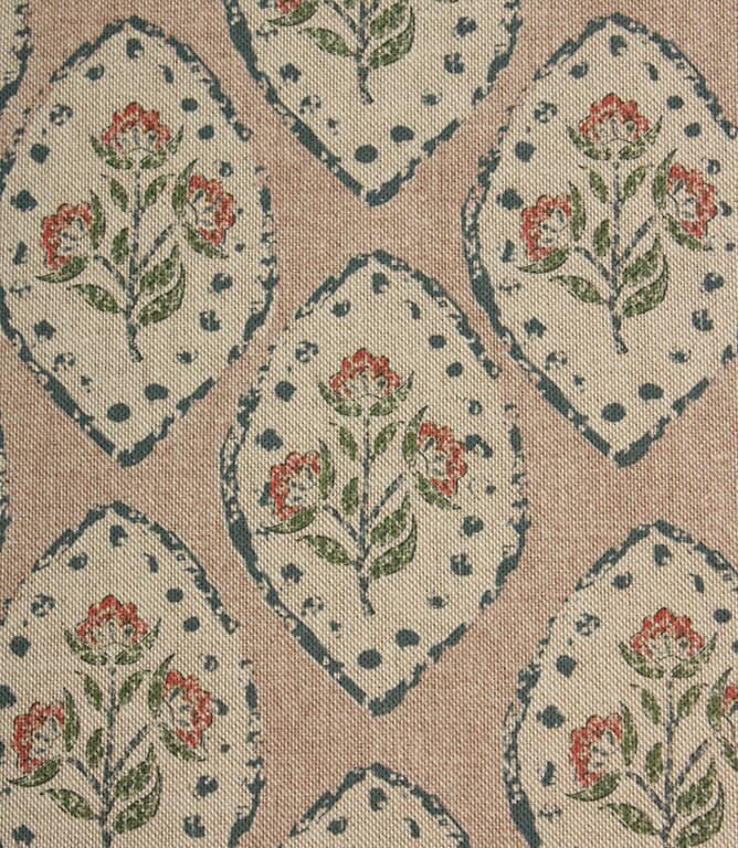 Fleur De Lune Fabric / Soft Pink