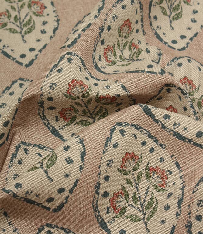 Fleur De Lune Fabric / Soft Pink