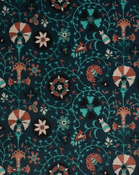Serai Velvet Fabric / Navy Serai Velvet Fabric / Navy