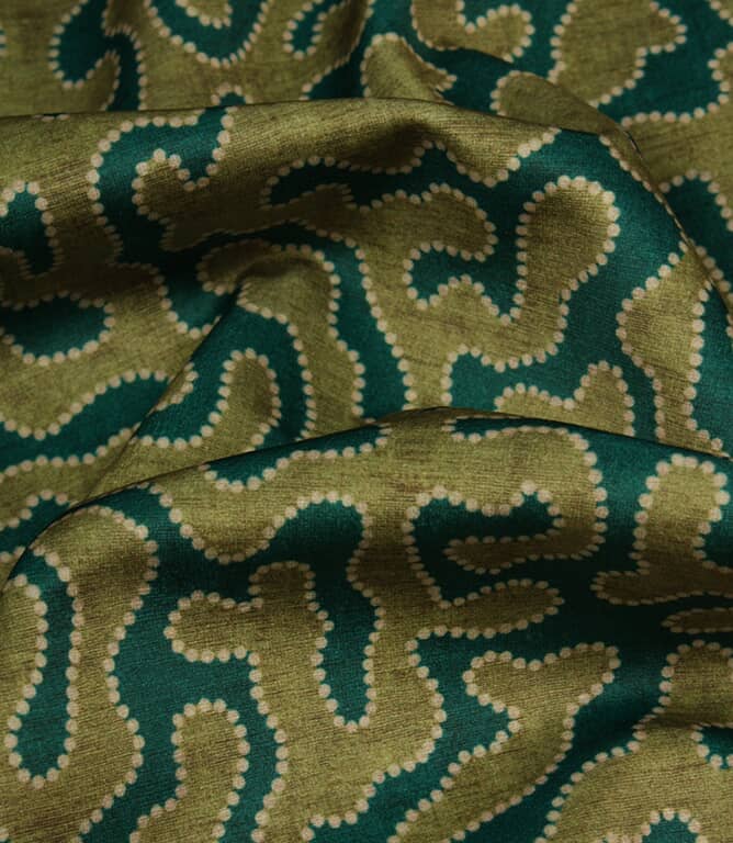Aristora Velvet Fabric / Mallard