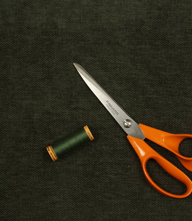 Fine Chenille FR Fabric / Forest