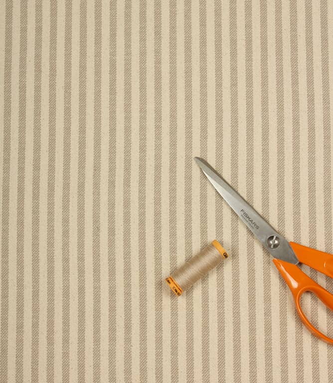 Broadway Stripe Fabric / Natural