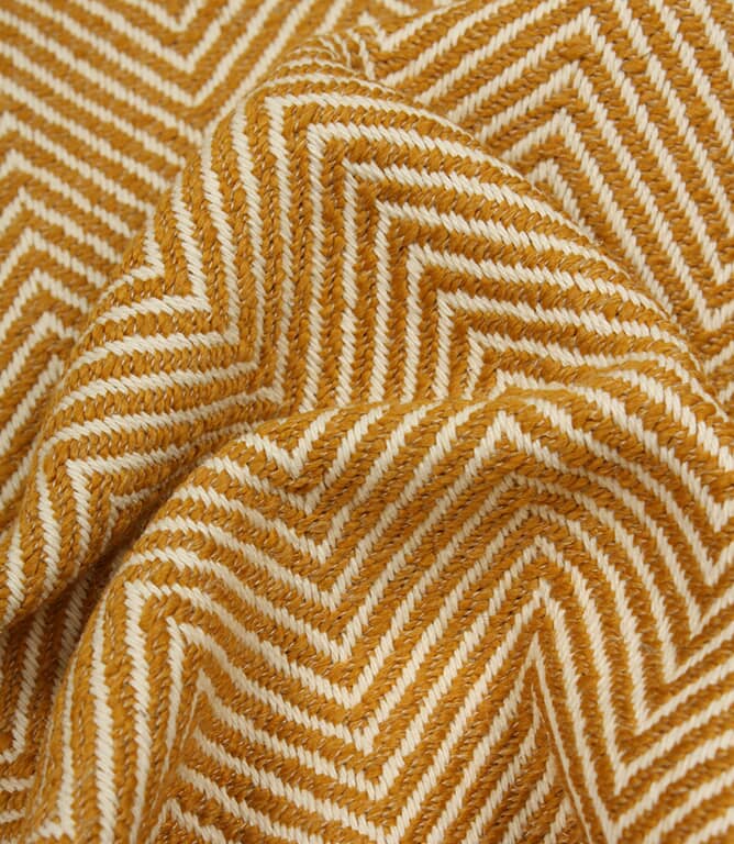 Kingham Herringbone Fabric / Turmeric