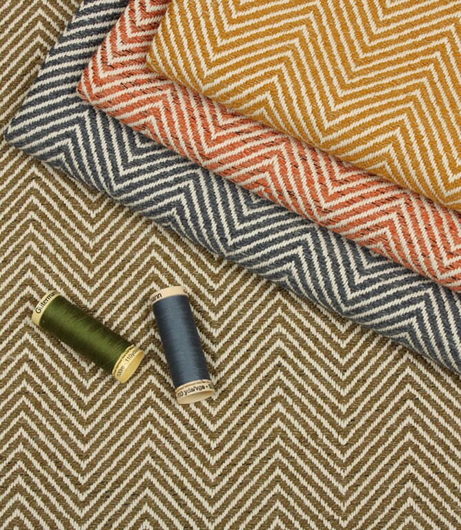 Kingham Herringbone Fabric / Turmeric