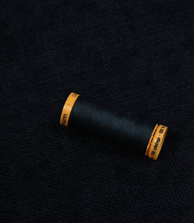 Fine Chenille FR Fabric / Dark Navy