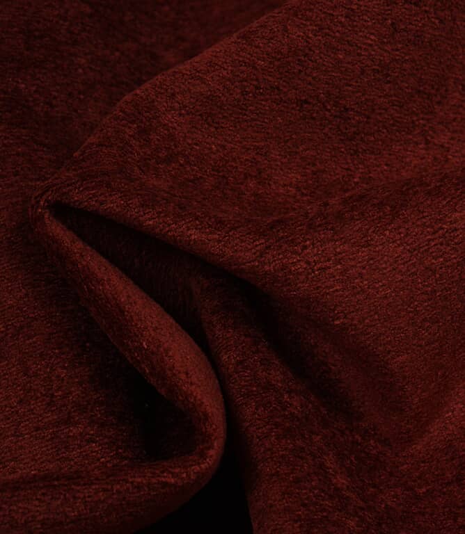 Whittington Velvet FR Fabric / Oxblood