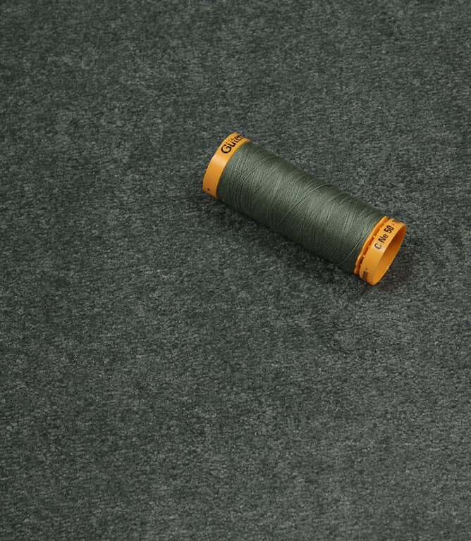 Whittington Velvet FR Fabric / Petrol