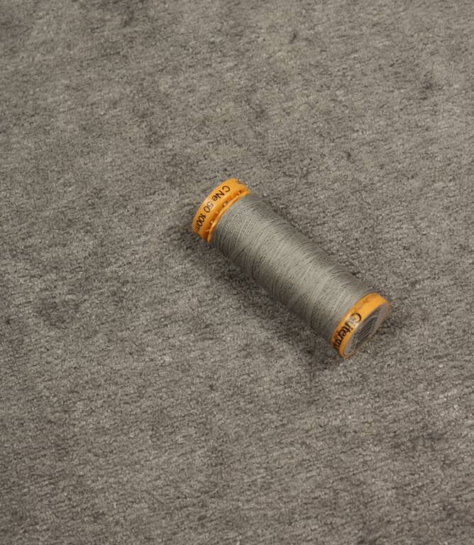 Whittington Velvet FR Fabric / Grey