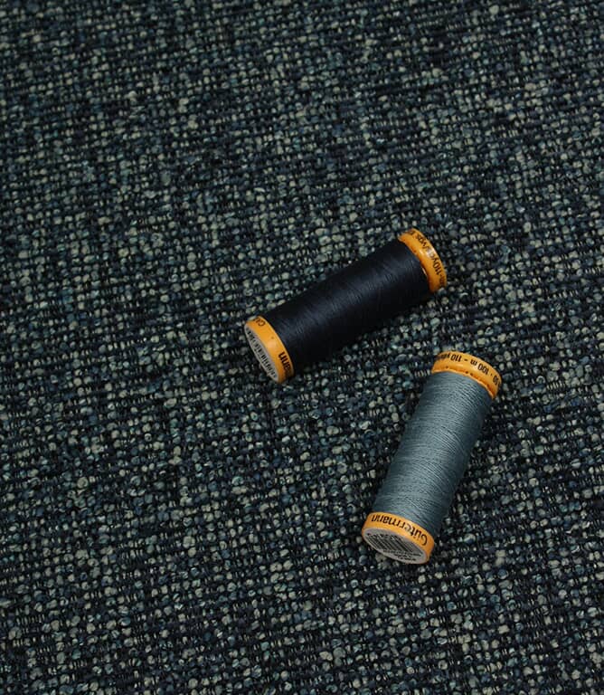 Hidcote Weave Fabric / Marine