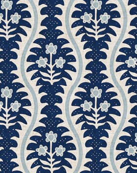 Elbury Vine Fabric / Indigo Elbury Vine Fabric / Indigo