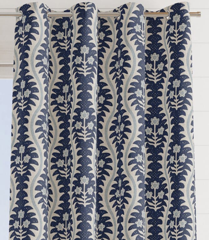 Elbury Vine Fabric / Indigo Elbury Vine Fabric / Indigo
