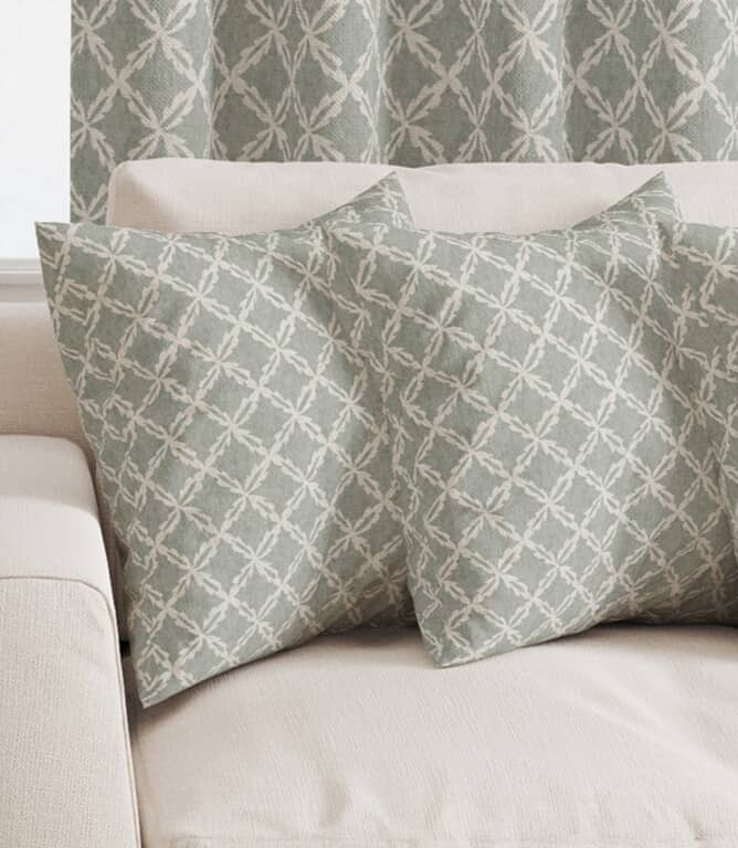 Hedgerow Tile Fabric / Duck Egg