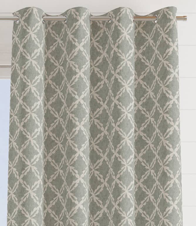 Hedgerow Tile Fabric / Duck Egg