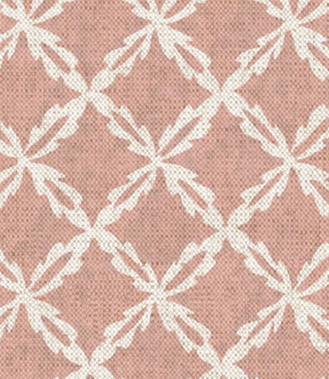 Hedgerow Tile Fabric / Blush