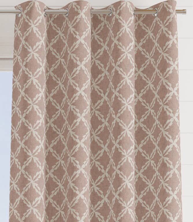 Hedgerow Tile Fabric / Blush