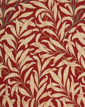 William Morris Willow Bough Tapestry Fabric / Crimson William Morris Willow Bough Tapestry Fabric / Crimson