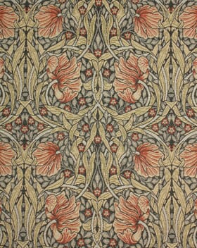 William Morris Pimpernel Tapestry Fabric / Russet William Morris Pimpernel Tapestry Fabric / Russet