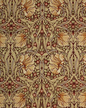 William Morris Pimpernel Tapestry Fabric / Damson William Morris Pimpernel Tapestry Fabric / Damson