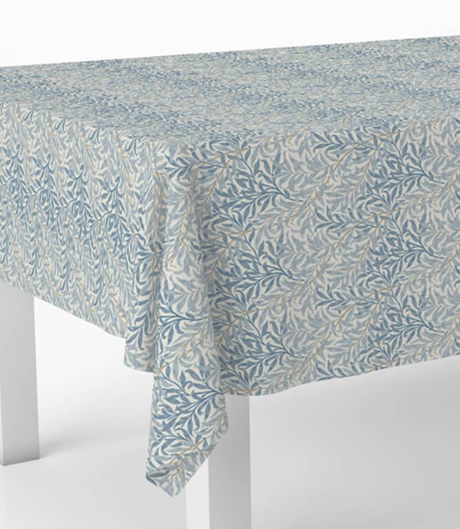 William Morris  Willow Bough Oilcloth Fabric / Azure