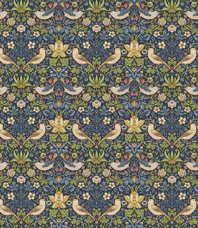 Strawberry Thief Oilcloth Fabric