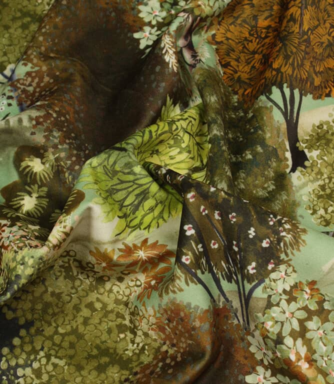 Woodvale Velvet Fabric / Willow