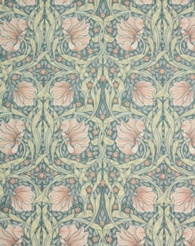 Pimpernel Linen Fabric / Rust Pimpernel Linen Fabric / Rust