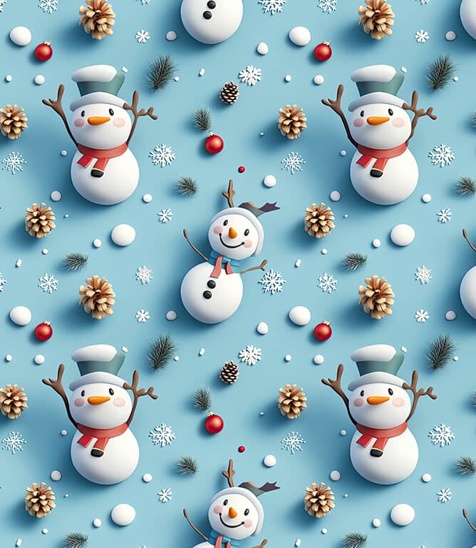 Frosty Friends Fabric