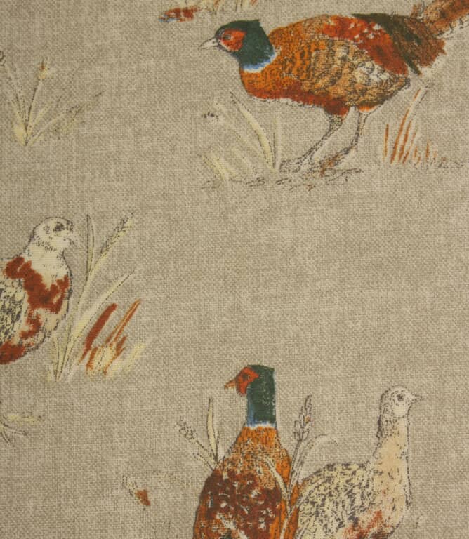 Country Roost PVC Fabric / Natural