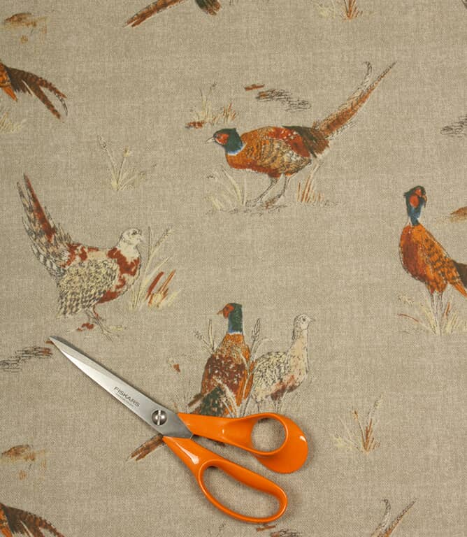 Country Roost PVC Fabric / Natural