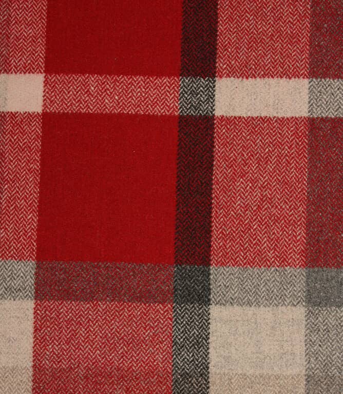 Moore Wool Fabric / Red