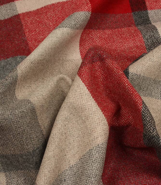 Moore Wool Fabric / Red