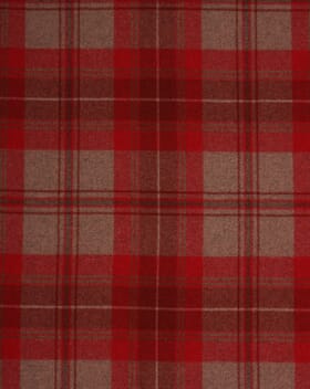 Lewis Wool Fabric / Cranberry Lewis Wool Fabric / Cranberry